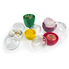 Magicaleast onion storage box maintains freshness while saving fridge space.