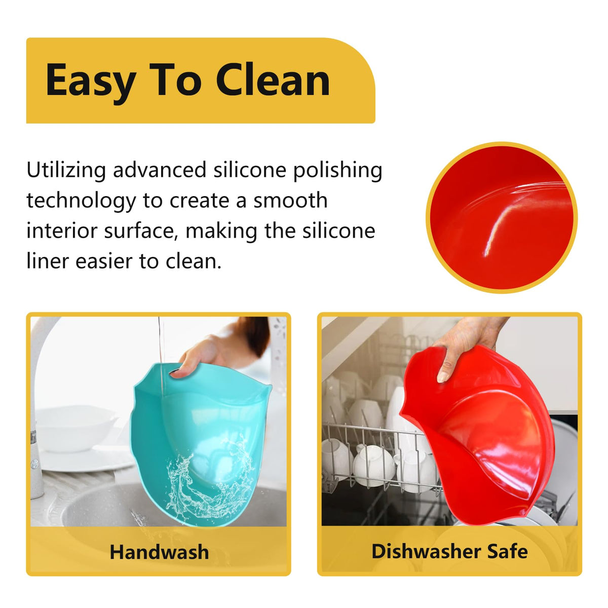 Magikichen BPA-free silicone liner protects pots and simplifies cleanup.