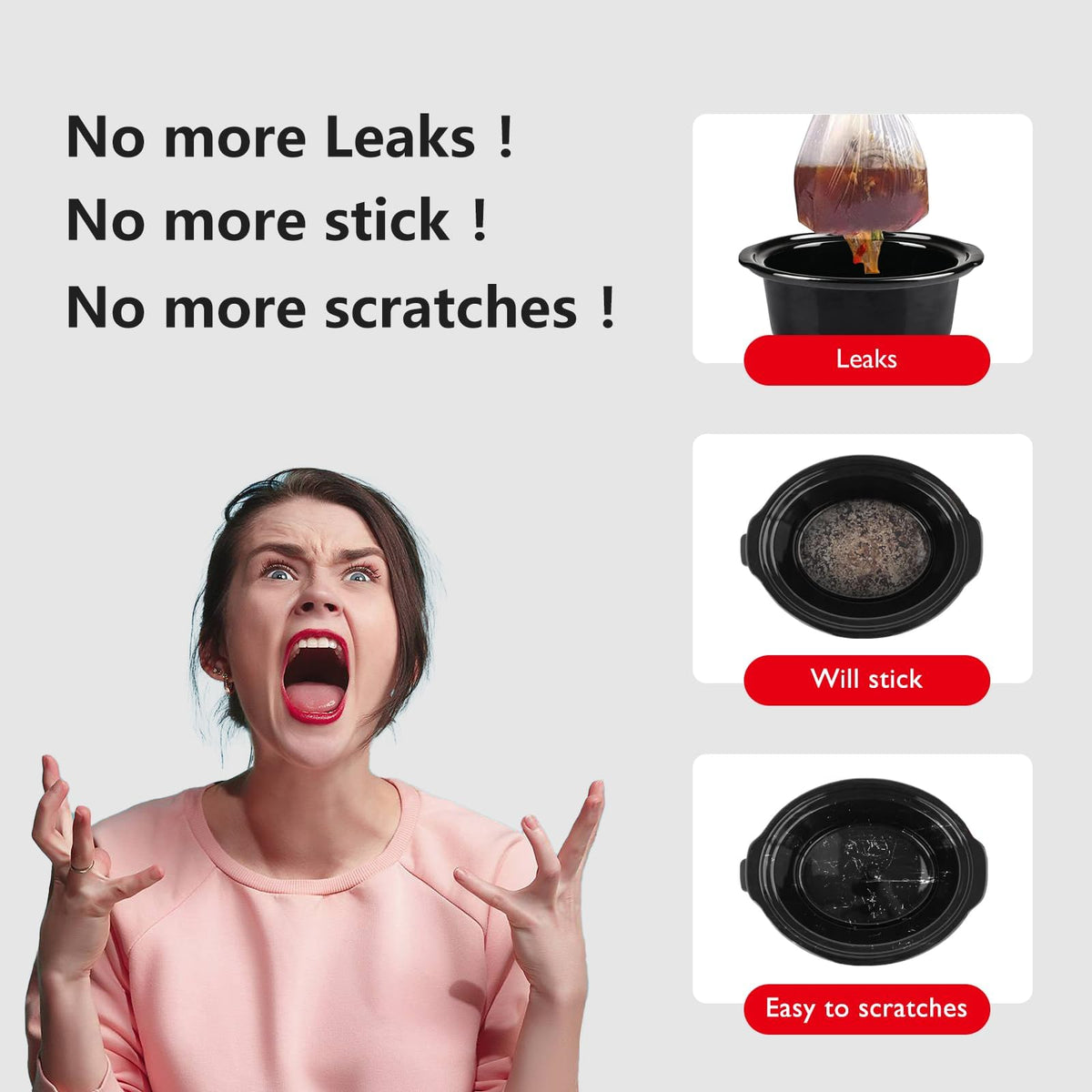 Magikichen silicone liner resists heat up to 464°F for versatile cooking.
