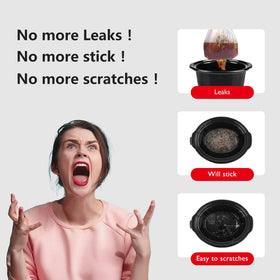 Magikichen silicone liner resists heat up to 464°F for versatile cooking.