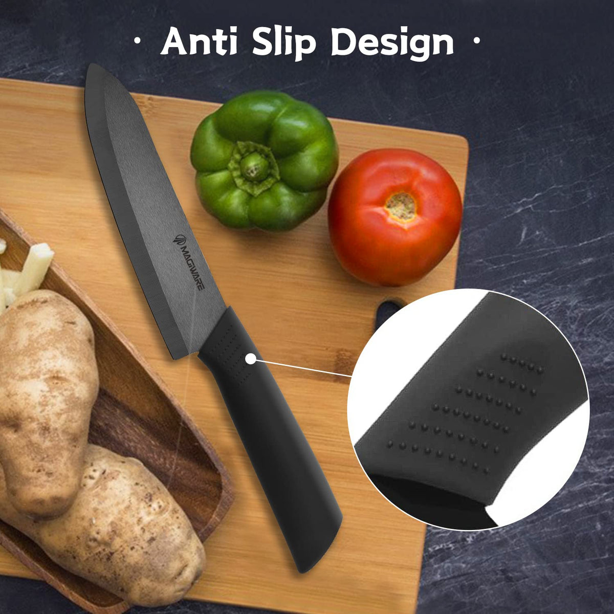 Magiware ceramic knife set box presentation making a thoughtful gift.