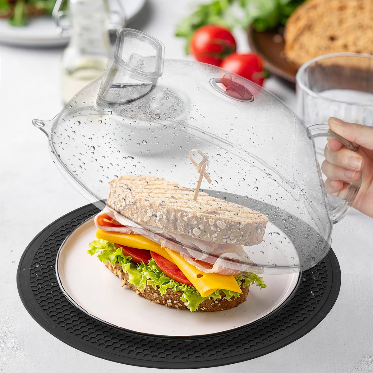 MAGJIUKE compatible lid for 10-inch plates and 12-inch mats