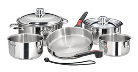 MAGMA removable handles enable fast assembly and space-saving versatility.