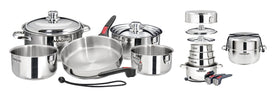 MAGMA triple-clad bottom enables even heat on induction and other stoves.