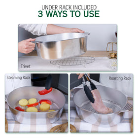MAGNAWARE 8qt oven-safe up to 450F for roasting and baking