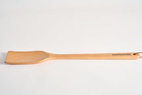 Magnaware grill-friendly wooden spatula suitable for grilling tasks.