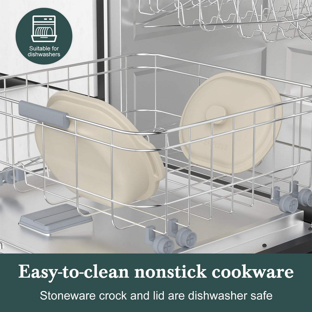 Magnifique Delight dishwasher-safe lid for quick post-cook cleanup.