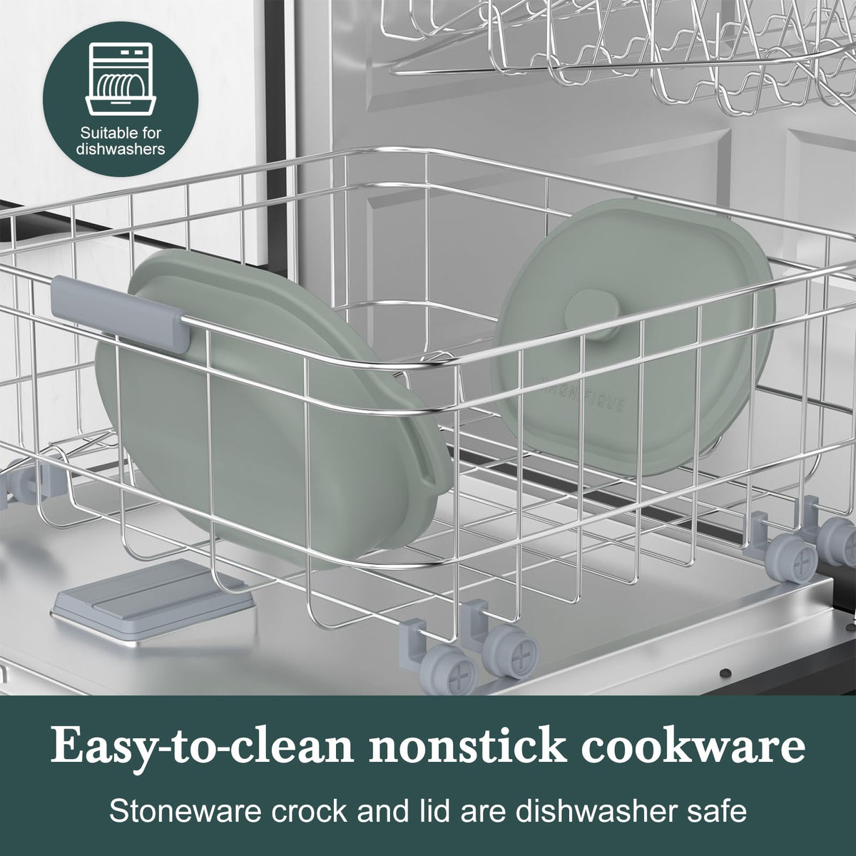 MAGNIFIQUE EXPERIENCE DELIGHT olive nonstick ceramic coating for healthier meals