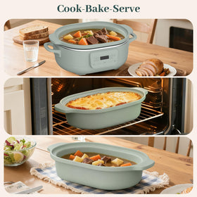 MAGNIFIQUE EXPERIENCE DELIGHT olive oven-safe to 450°F for braising and roasting