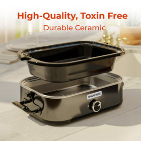 MAGNIFIQUE manual temperature control for simple, reliable cooking results