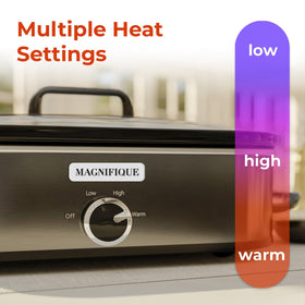 MAGNIFIQUE slow cooking yields tender, flavorful meals