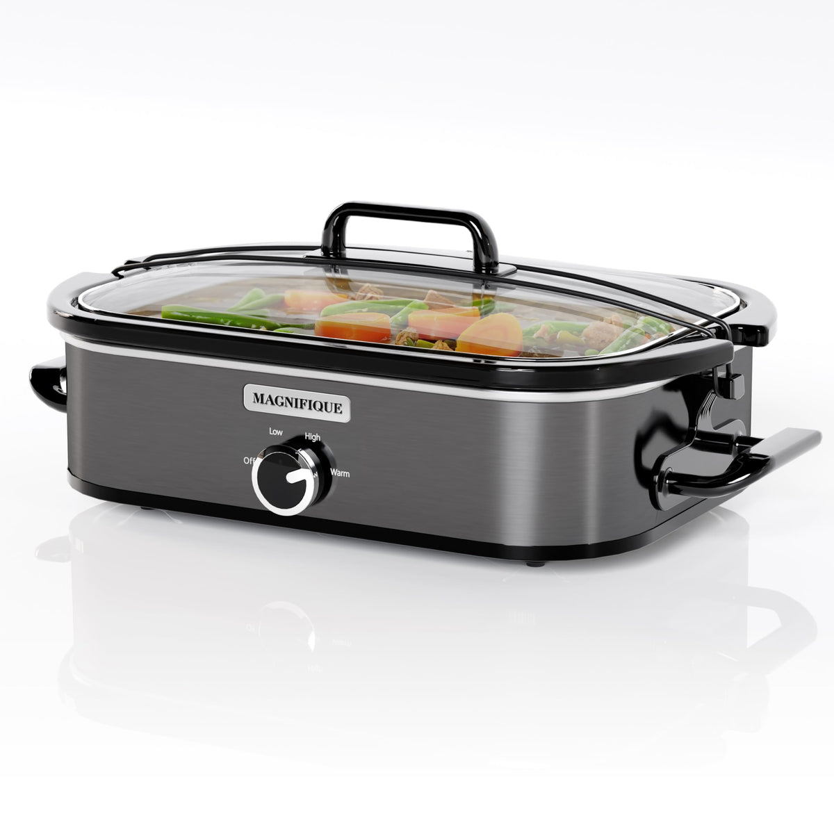 MAGNIFIQUE square design slow cooker with compact footprint for efficient kitchens