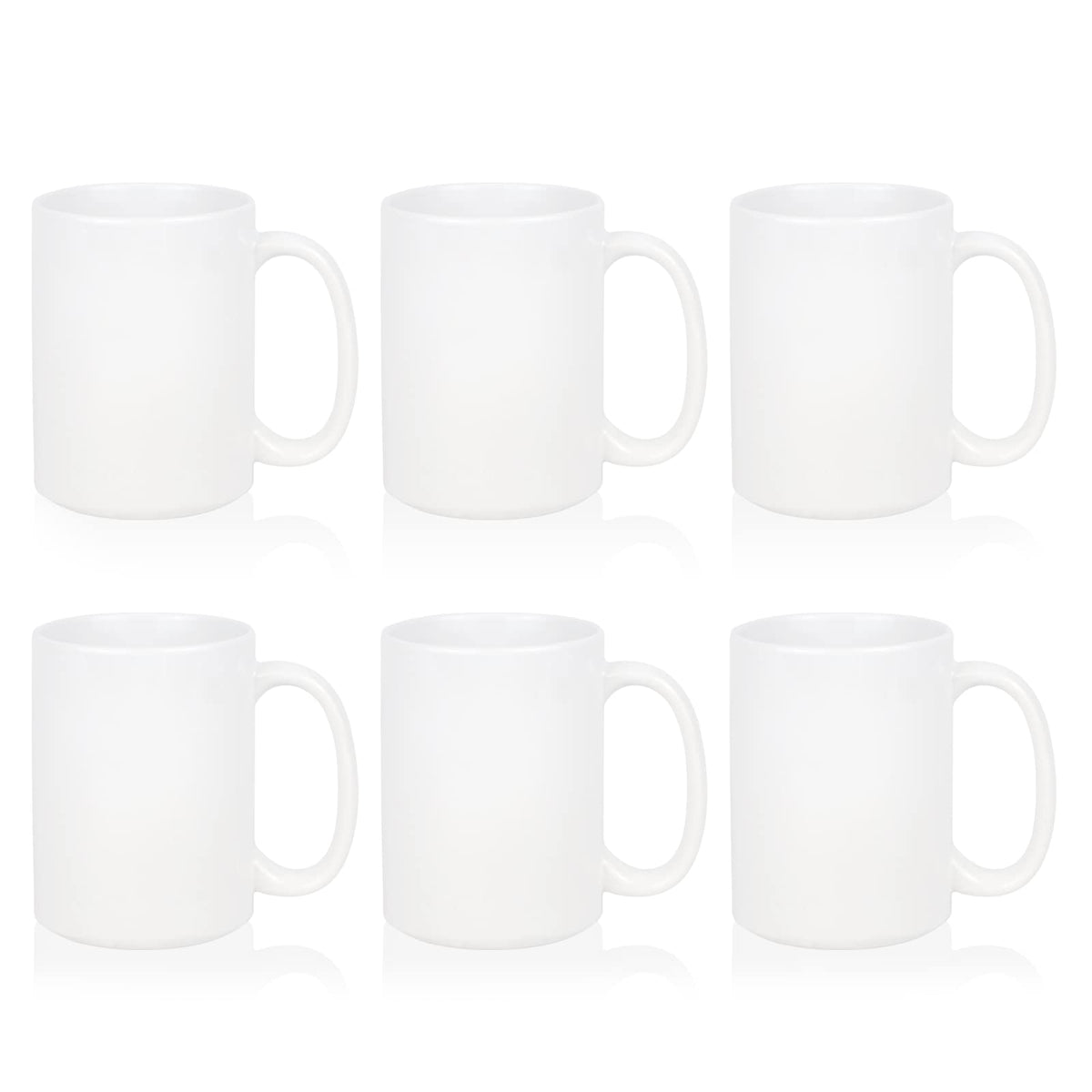 MAIKESUB sublimation mug front view shows a clean canvas for your design