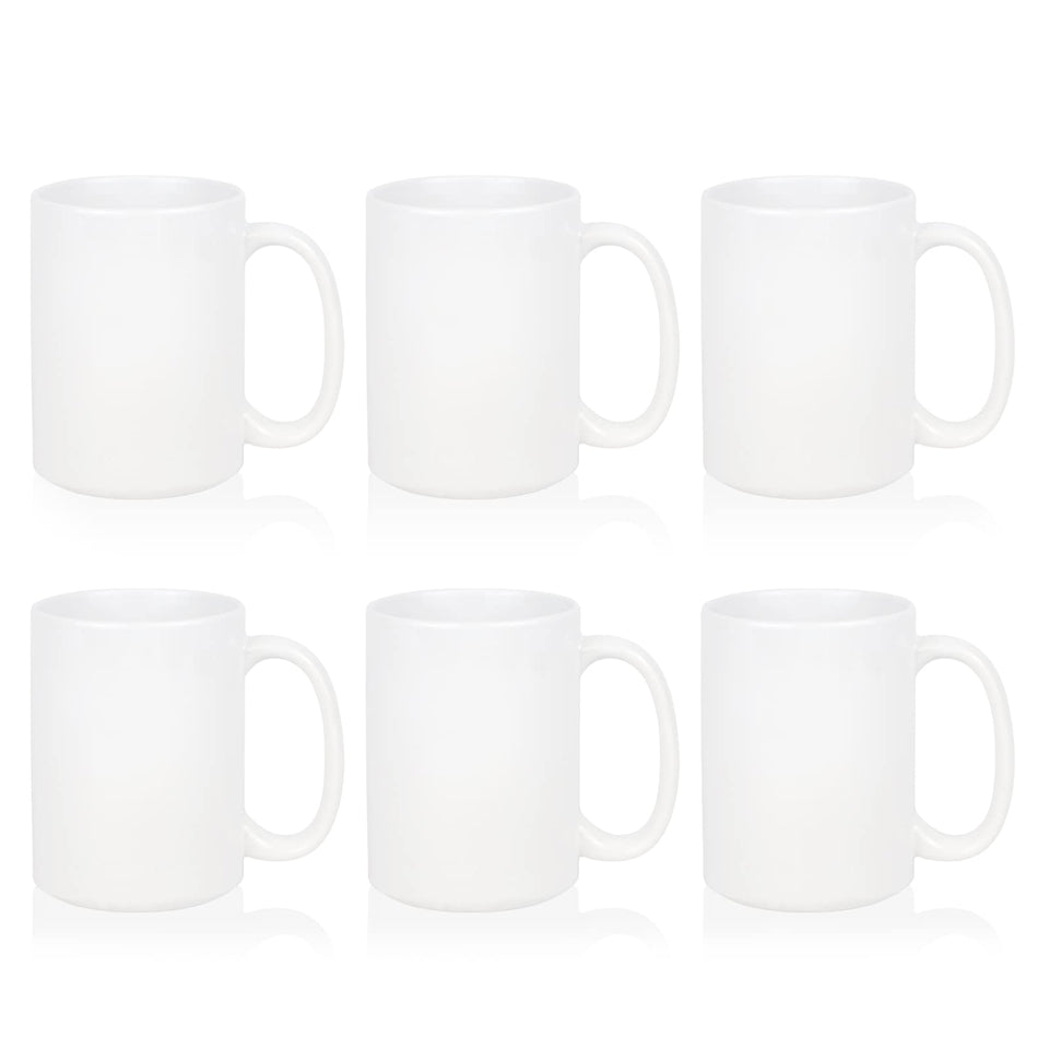 MAIKESUB sublimation mug front view shows a clean canvas for your design