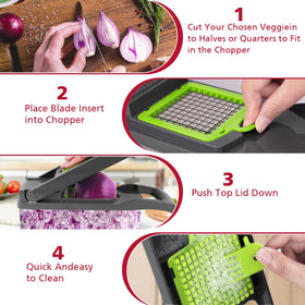MAIPOR scrubbing fork simplifies cleaning after chopping sessions.