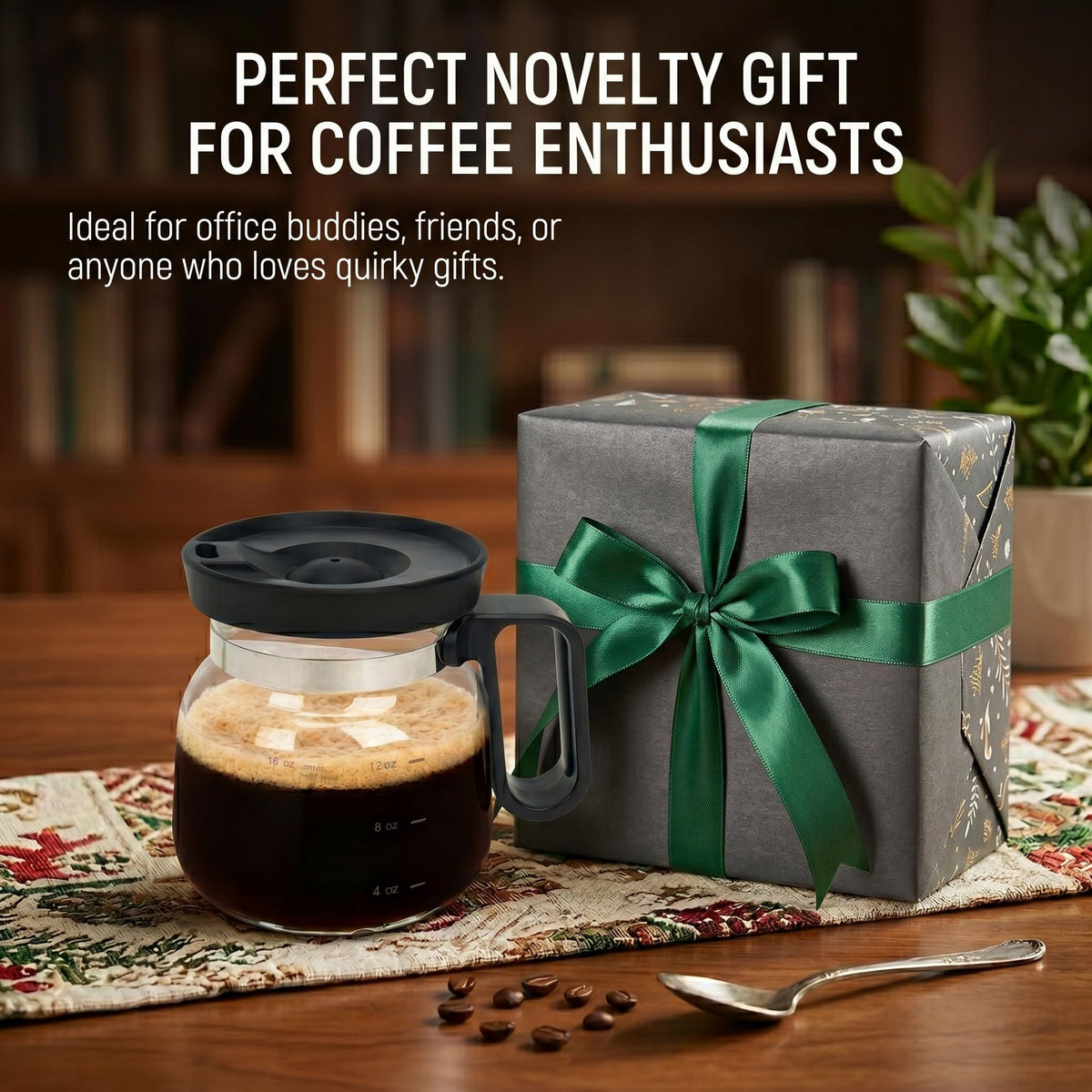 MaiQidd transparent design ideal for on the go coffee or tea
