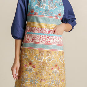 Maison d'Hermine European motif watercolor design adds elegance to kitchen chores.