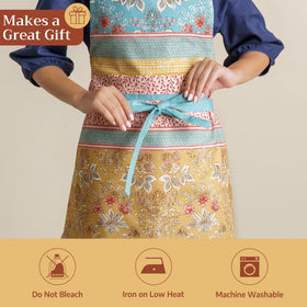 Maison d'Hermine women's server apron design suitable for hospitality and serving duties.