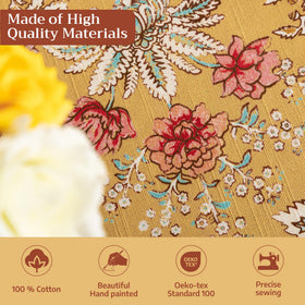 Maison d' Hermine easy-care cotton tablecloth, machine washable for busy homes.