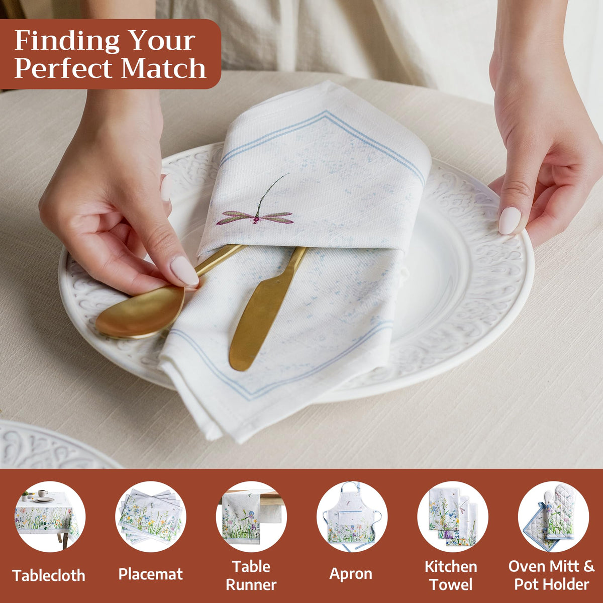 Maison d'Hermine indoor outdoor napkins ideal for versatile dining
