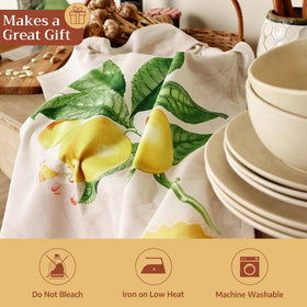 Maison d'Hermine towels near sink, versatile bar towel alternative