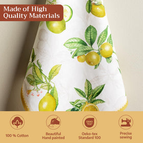 Maison d'Hermine towel set drying dishes, gentle cotton texture