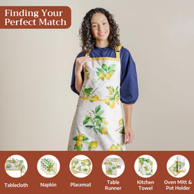 Maison d' Hermine Limoncello design features vibrant watercolor motifs for stylish cooking.