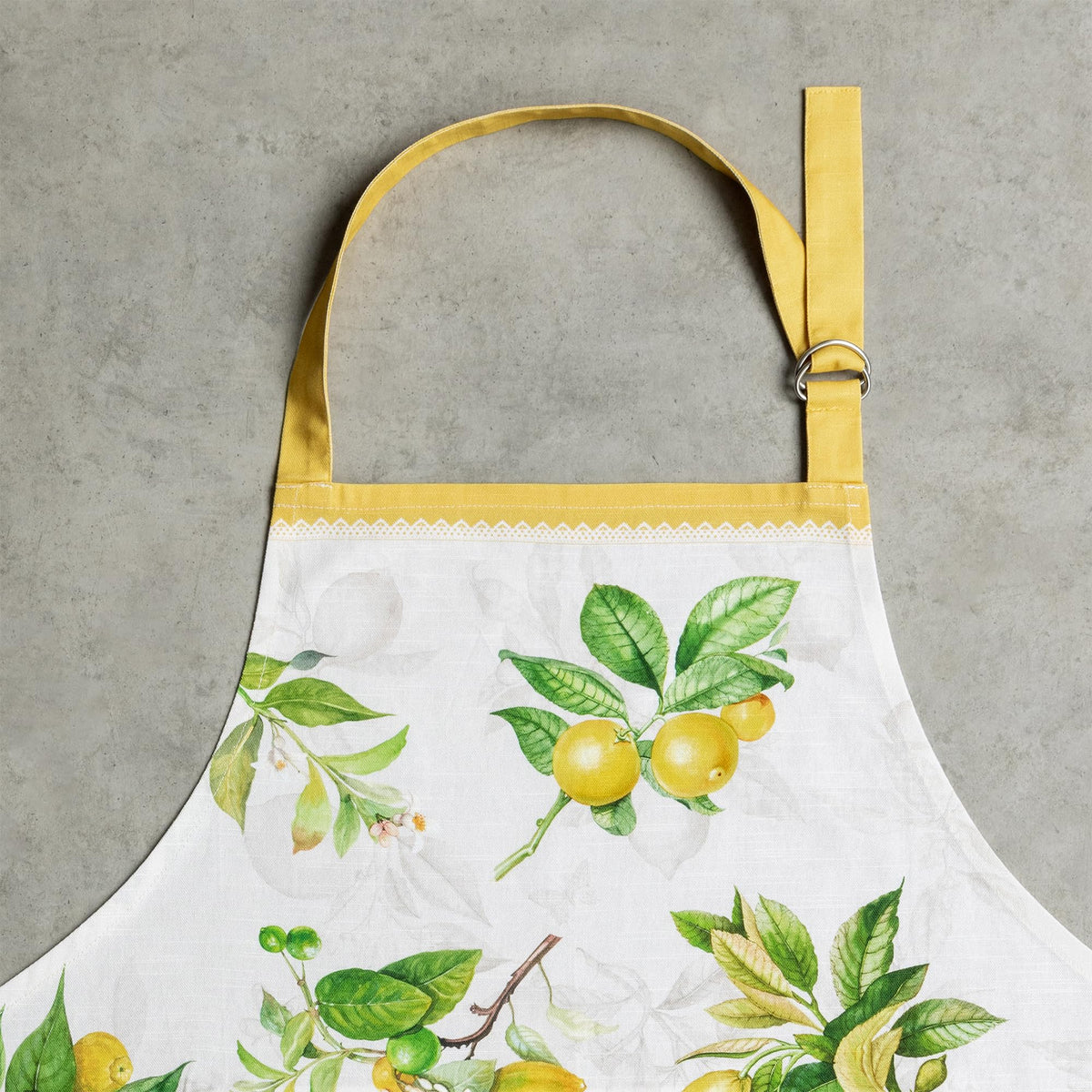 Maison d' Hermine Limoncello apron makes a thoughtful gift for weddings or Mother's Day.