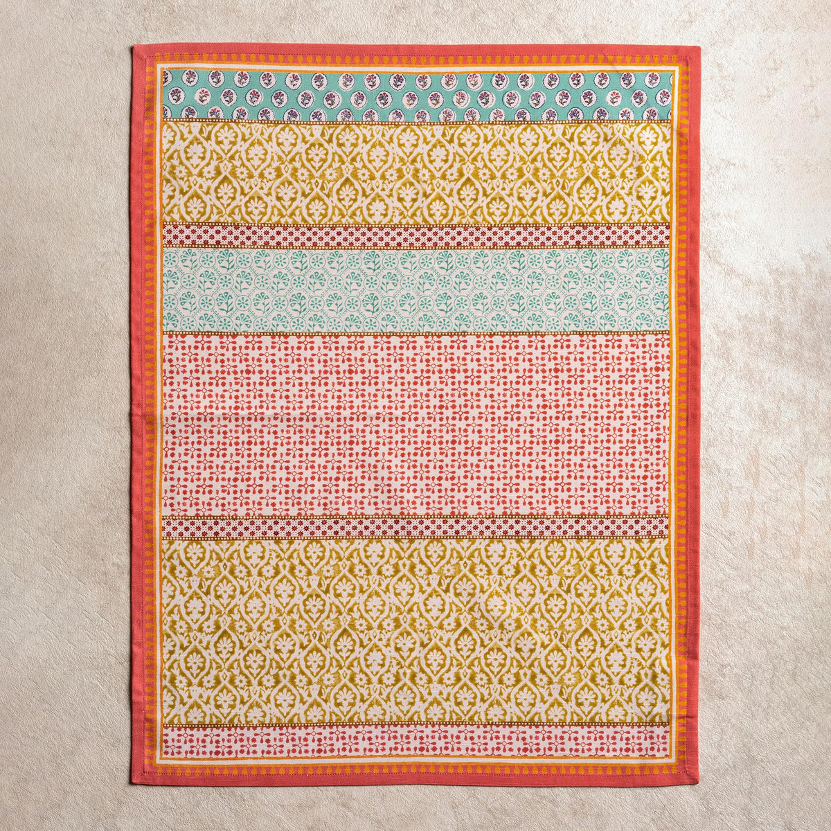 Maison d' Hermine machine washable towels stay colorful after washes