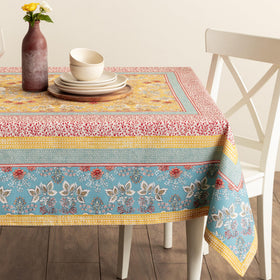 Ideal Mothers Day gift: Maison d' Hermine cotton tablecloth with thoughtful design.