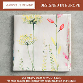 Maison d'Hermine 20x20 cotton napkins offer soft fabric and reusable use