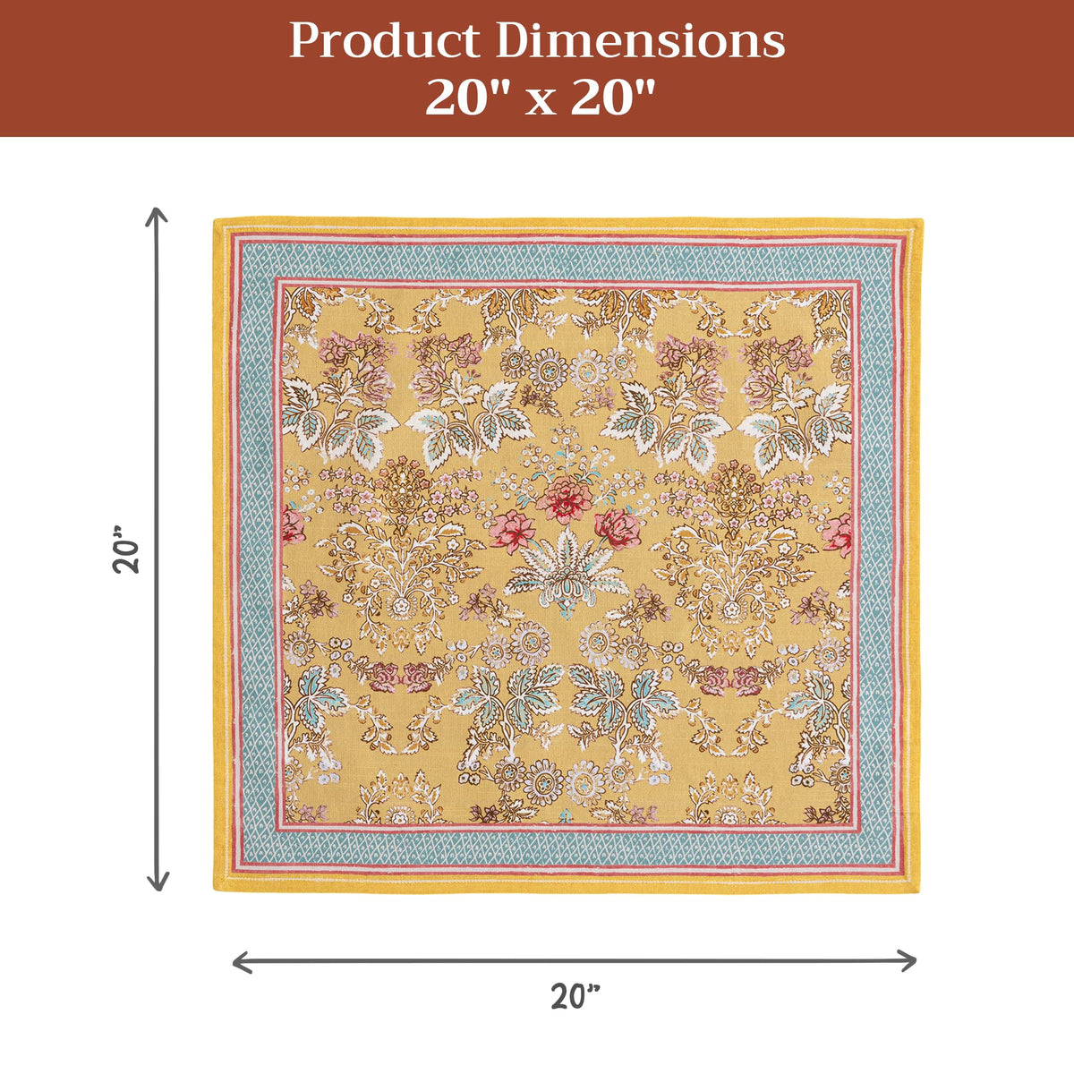 Maison d'Hermine indoor outdoor napkins suitable for terrace dining