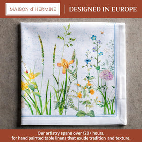 Maison d'Hermine four cotton napkins, 20x20, soft and durable for daily use