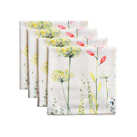 Maison d'Hermine napkins set4 with watercolor pattern for elegant tables