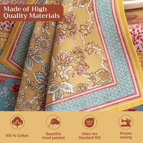 Maison d'Hermine cotton dining napkins are soft and easy to wash