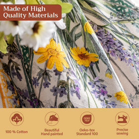 Maison d'Hermine 20x20 cotton napkins ideal for weddings and formal dining settings.
