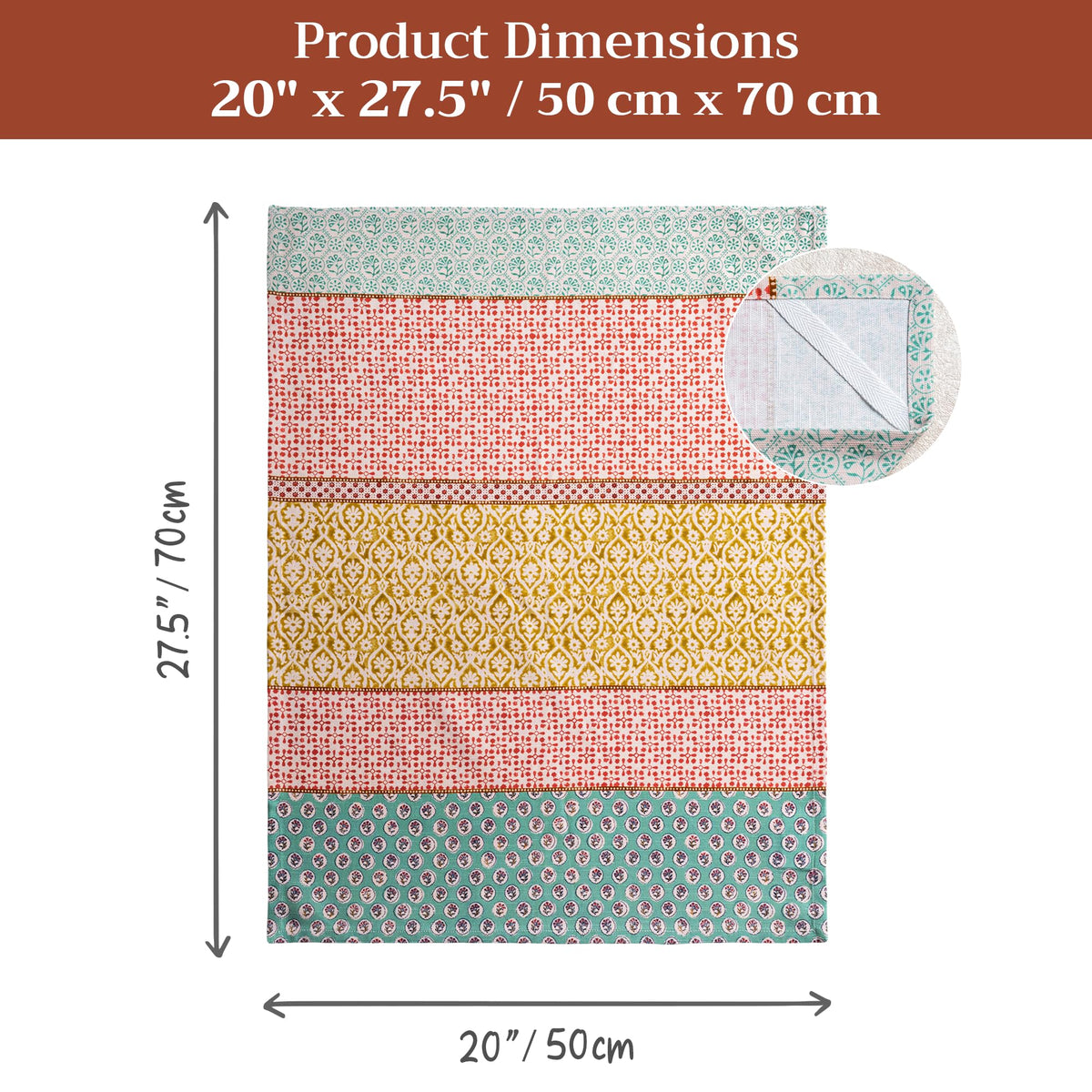 Maison d' Hermine towels double as picnic cloths for outdoor meals