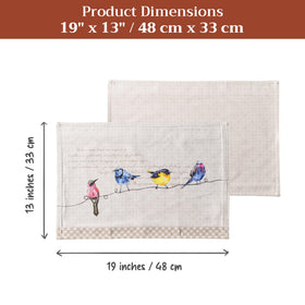 Maison d'Hermine placemats care and washability for busy homes