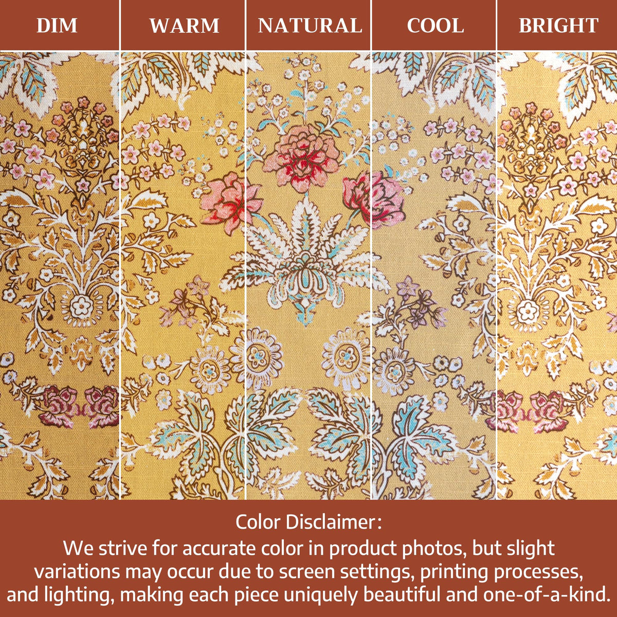 Maison d'Hermine 60x90 inches rectangle tablecloth detail for large tables