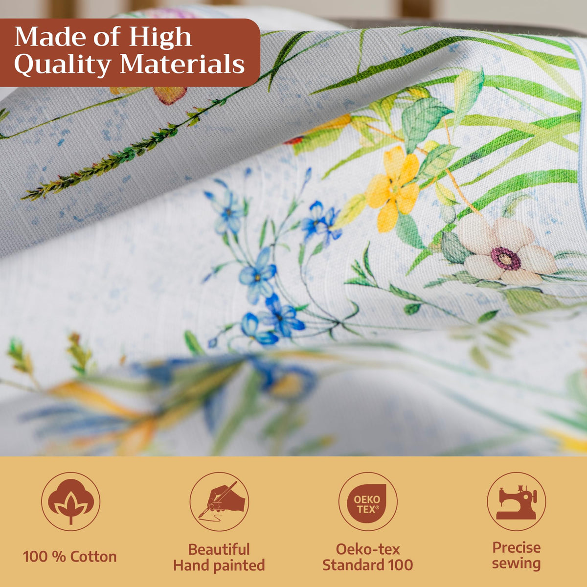 Maison d'Hermine wedding banquet napkins add color and reusable charm