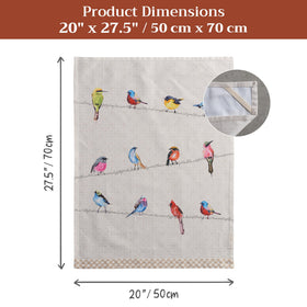 Maison d'Hermine Birdies on Wire towel used as picnic cloth.