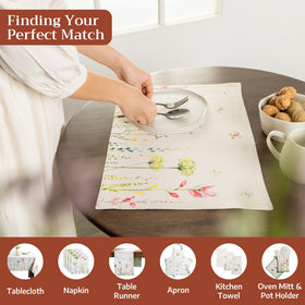 Maison d'Hermine placemats elevate table decor for everyday dining.