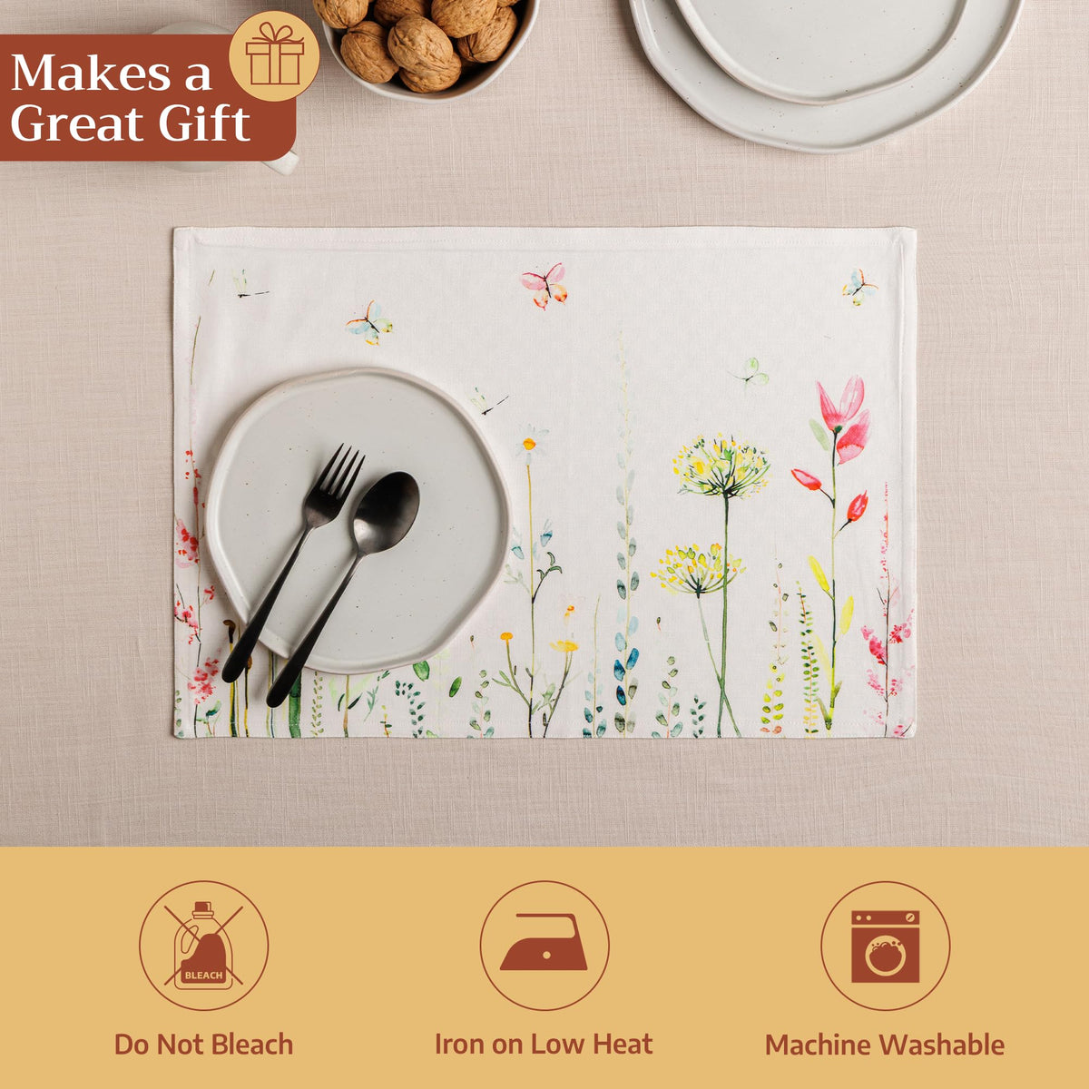 Maison d'Hermine placemats make thoughtful Mothers Day gifts.
