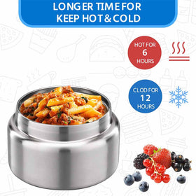 MAISON HUIS vacuum insulation preserves warmth and freshness during travel and meals.