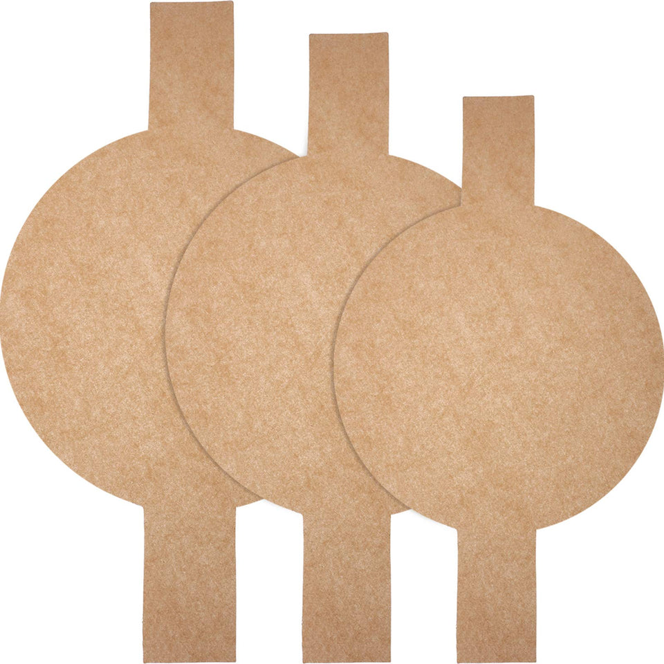 Maitys 6-inch precut circle pan liner with lift tabs for easy cake release.