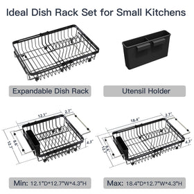 MAJALiS over sink rack keeps utensils neatly accessible