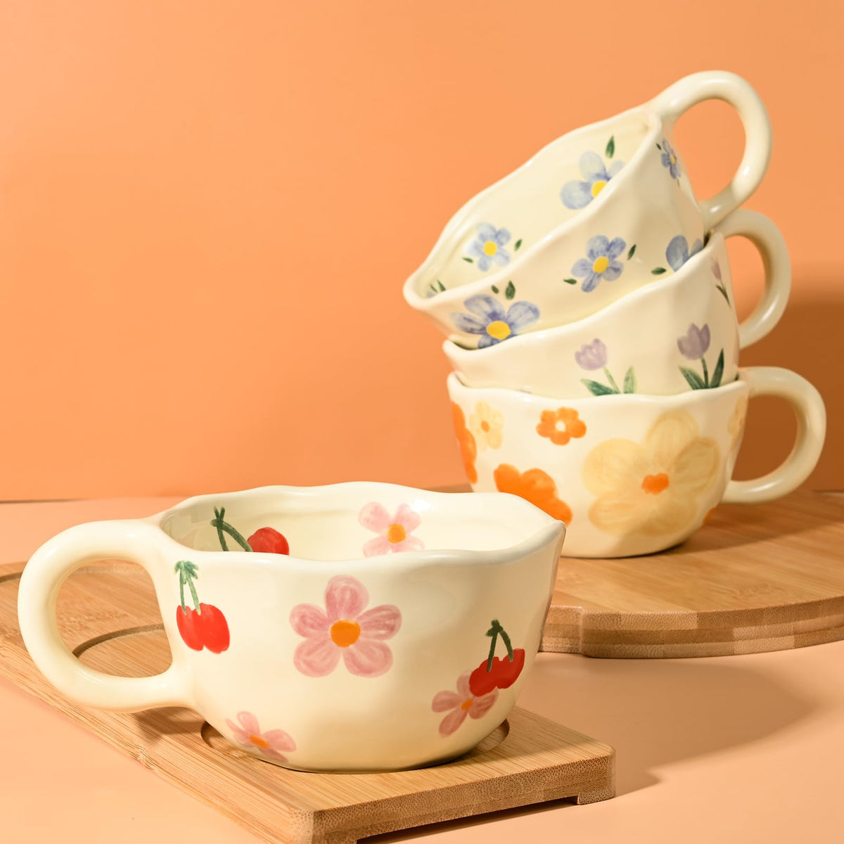MAKCNMYM four-pack: ideal gift and family mugs