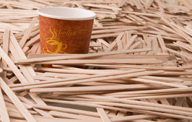 Makerstep birch wood stir sticks deliver reliable beverage stirring.