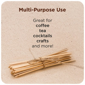 Makerstep birch wood stir sticks splinter-free surface for smooth mixing.