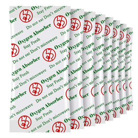 MakMeFre 3000cc oxygen absorber packets in a box preserve freshness and extend shelf life.
